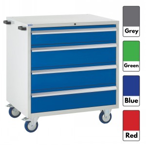 Euroslide Storage Cabinet Mobile 4 Drawers